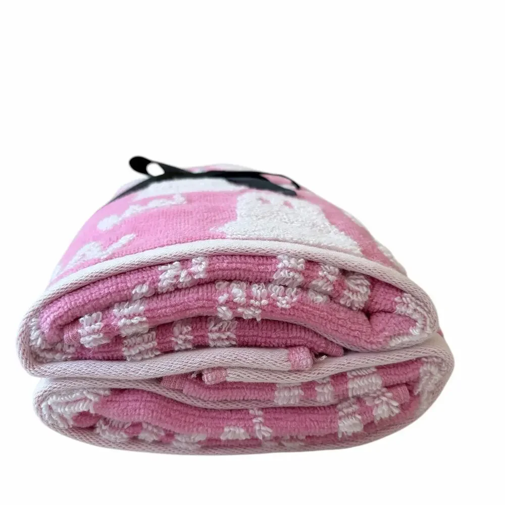 NEW Kassafina Pink Ghost Hand Towels 2pc 100% Cotton Viral Halloween Boo